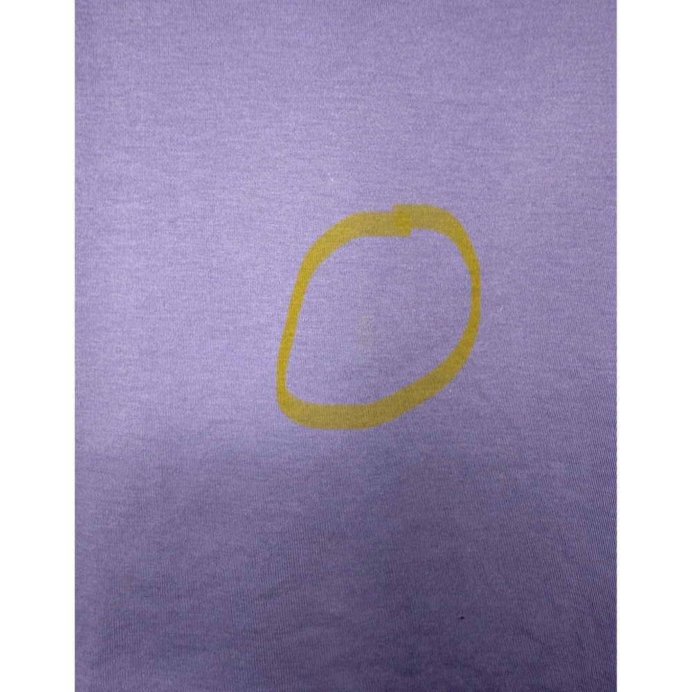 Eileen Fisher Women's M Purple Lavender 100% Cotton Crew Neck Short Sleeve Tee - Picture 8 of 8